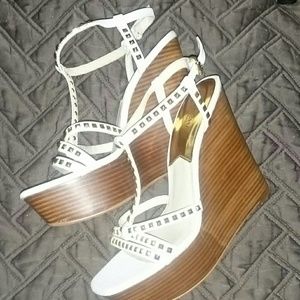 NEW Michael kors Alexia Studded Wedges