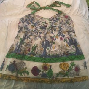 Anthropologie Floral Fun Top