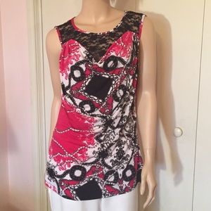 ✅ 3/$15 Pearls & Lace Top