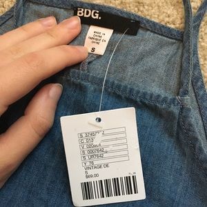 Urban Outfitters BDG chambray denim dress