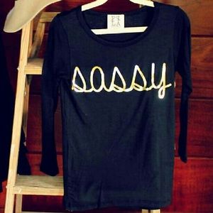 Nwt sassy t shirt