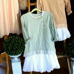 Nwt turqoise sequin dress