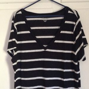 Black and white striped shirt