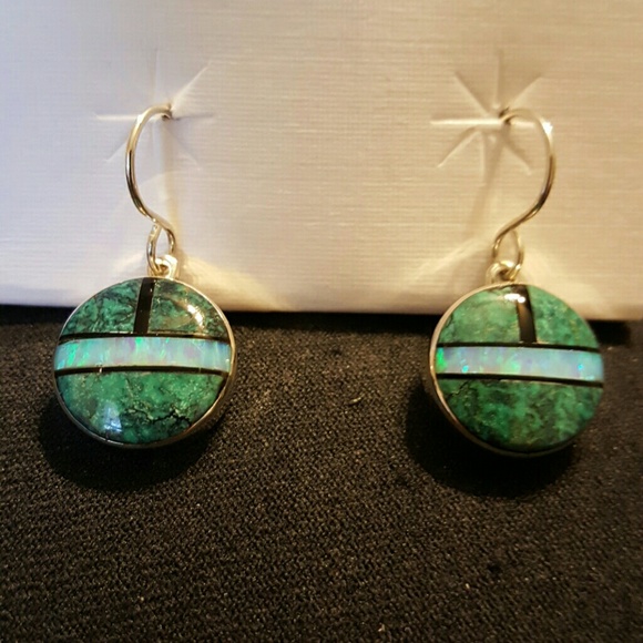 Beautiful Turquoise and Silver Earrings
