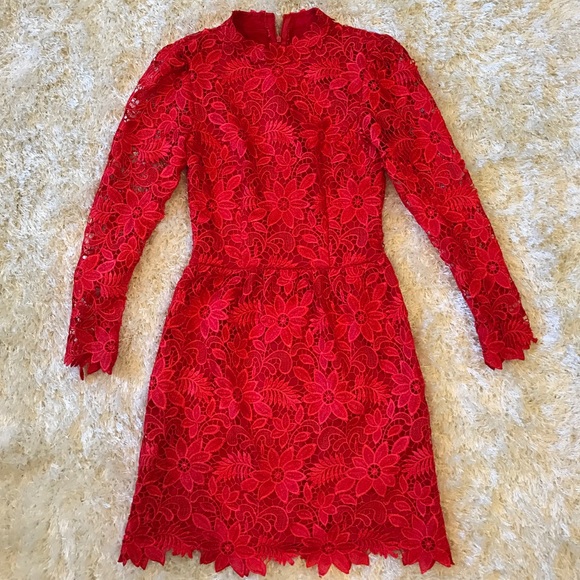 holiday dress xs All Wrapped Up Bow Babydoll Mini Dress in Red Plaid main image 1