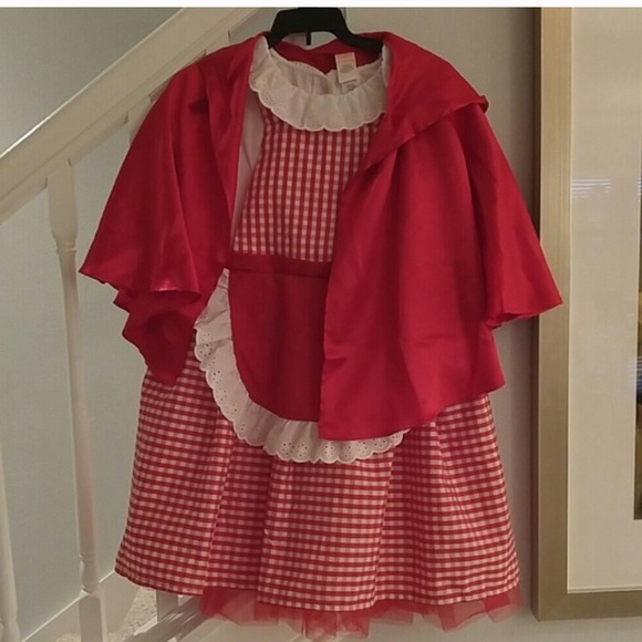 Girls size 10/12 little red riding hood costume