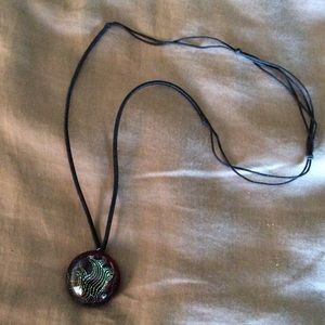 ❗️BOGO SALE ❗️Maroon "Waterfire" pendant/necklace