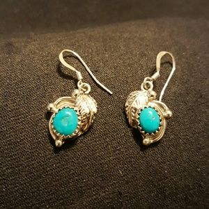Beautiful Turquoise and Silver Earrings