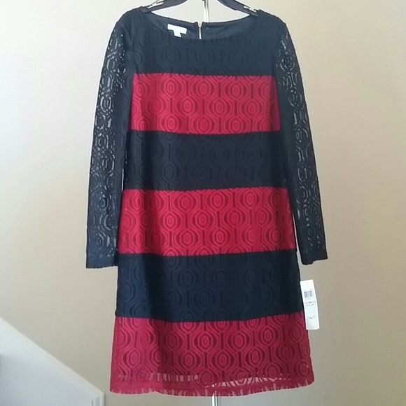 LONDON TIMES LACE DRESS NWT - Picture 4 of 7