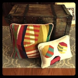 Decorative Anthropologie pillow large
