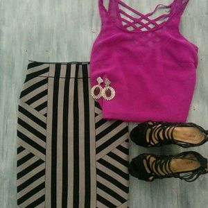 BCBG Maxazria Knit Pencil Skirt