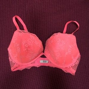 Coral Lace Aerie Bra