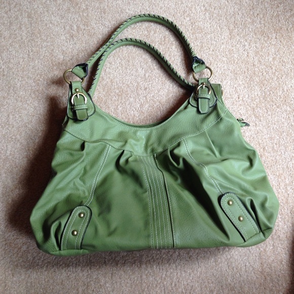 Green handbag