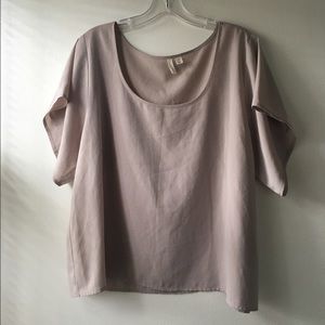 Frenchi blush boxy top M