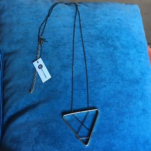 Bay to Baubles Lucia Triangle X Chain Pendant
