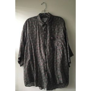 Utopia silk vintage shirt L