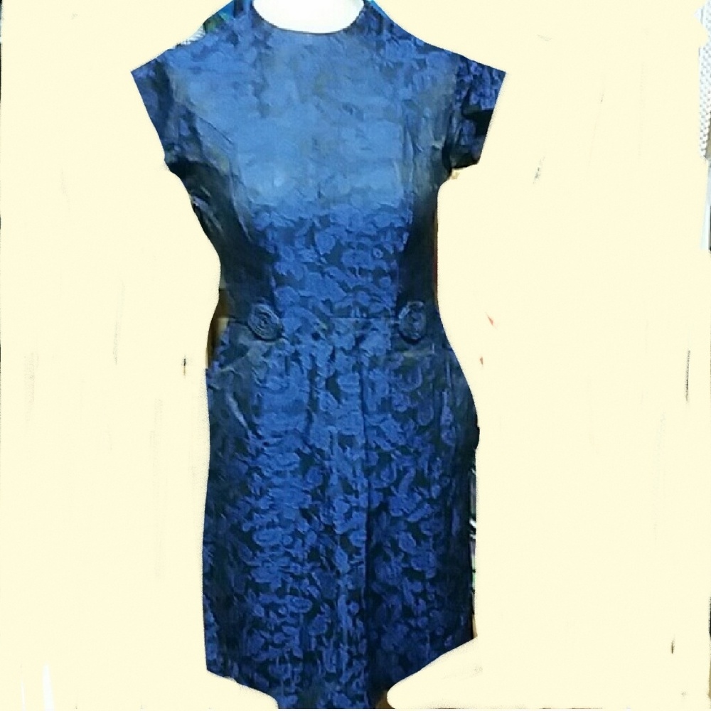 True vintage metal zip dress