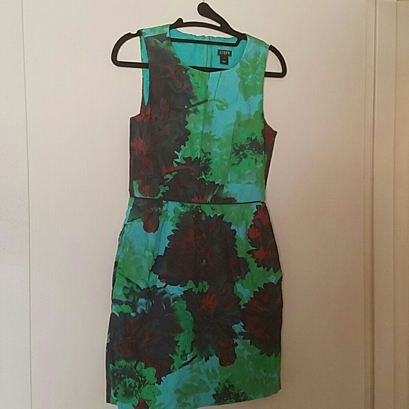 Jcrew Patterned Dress with Pockets Size 0