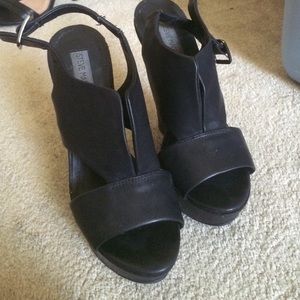 Chunky Steve Madden wedges