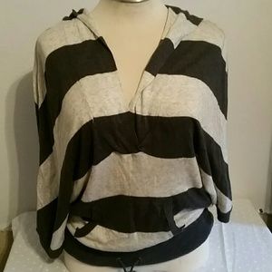 striped American eagle cardigan