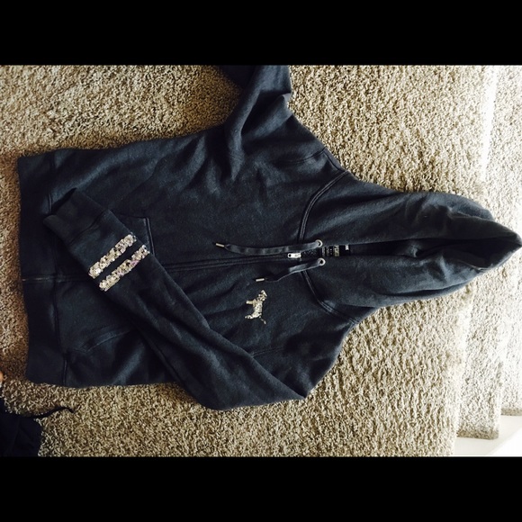 Vs sequence zip up pink jacket