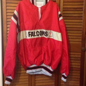Men's 2XL Atl Falcons half zip jacket, Rise Up !!!