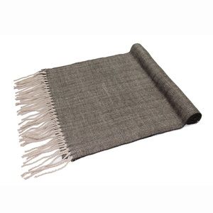 Brown Herringbone Cashmere Feel Scarf
