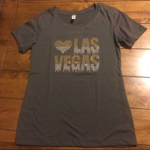 🎲Las Vegas Studded T-shirt size M • NWOT