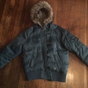 AEO puffer jacket.