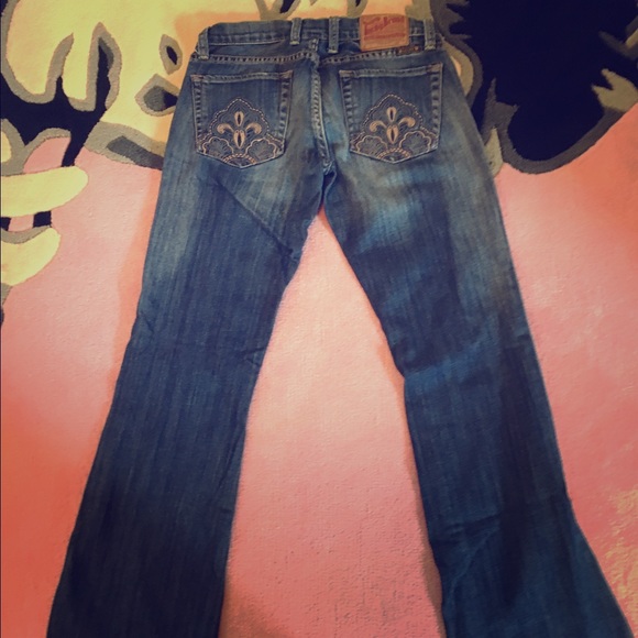 Lucky jeans. Couldn't fit after having baby.