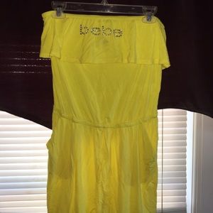 Yellow bebe romper 💛