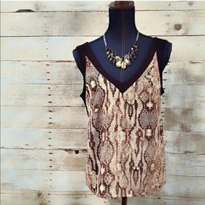 Nwt Anne Klein Animal Print Blouse 💋