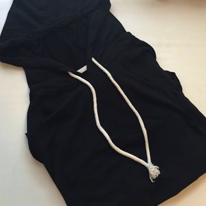 Black Mossimo Side Slit Hoodie