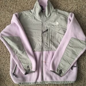 Purple North Face Fleece Jacket