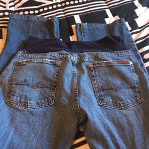 Maternity jeans. 7 for all mankind. Inseam is 31