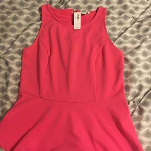 Pink peplum top from Old Navy