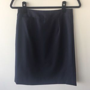 J. Crew Navy Pencil Skirt