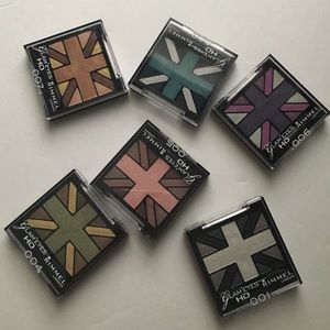 6 Rimmel  eyeshadow very pigmented