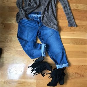 Talbots boyfriend jeans; size 8P