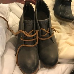 Women's sperry Harlow wedge size 7