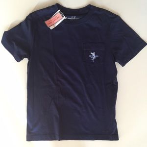 NWT Vineyard Vines t-shirt navy size 7