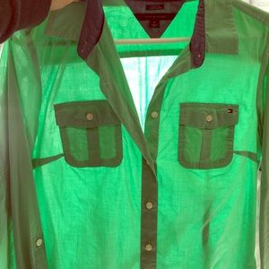Green Tommy Hilfiger Blouse