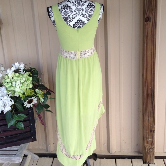 Jealous Tomato Celery High/Low Dress - Picture 4 of 4
