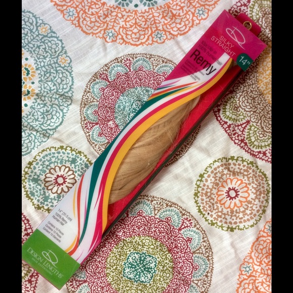 New 100% Remy Human Hair Blonde Clip In Extensions