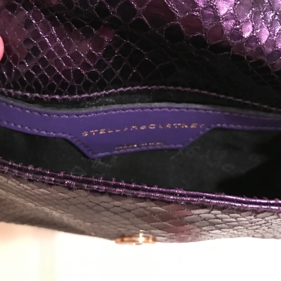 Stella Mccartney Falabella Python Crossover Clutch - image 4