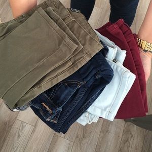 Aeropostale and Levi jeans sizes 6 and 8