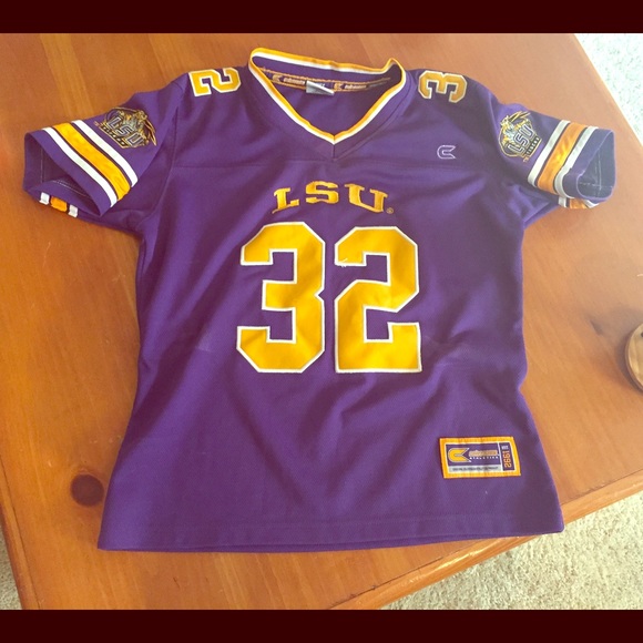 Adorable Form Fitting Women's LSU Jersey