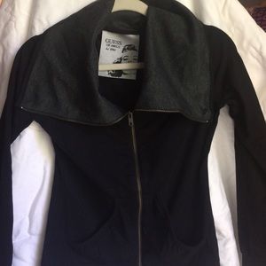Guess XS zip up black