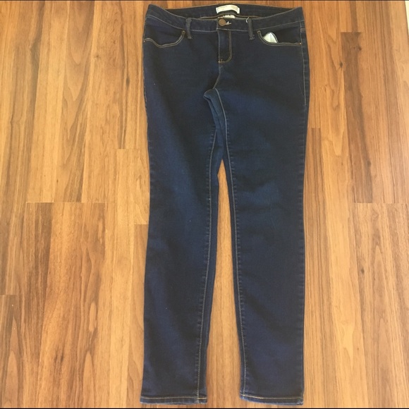 Girls dark wash blue jeans - Picture 3 of 4