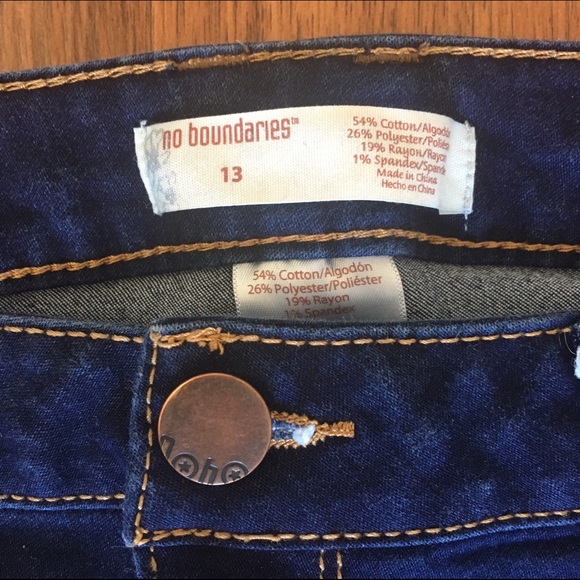 Girls dark wash blue jeans - Picture 4 of 4